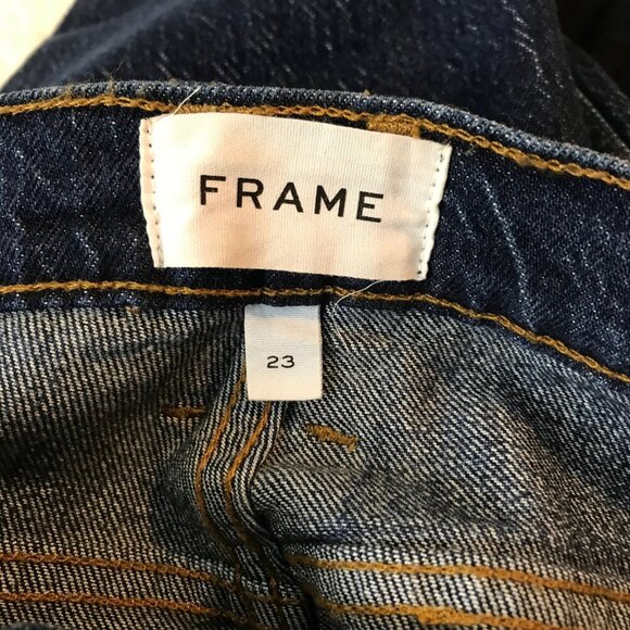Frame Le High N Straight Jean In Hallam Size 23 - Picture 8 of 9